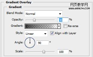 bottoms gradient settings