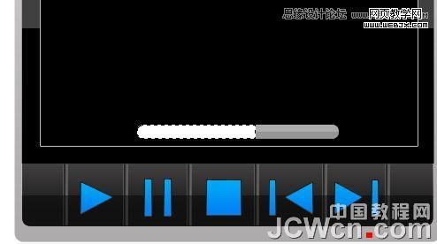photoshop鼠绘教程:mp3播放器界面_网页设计