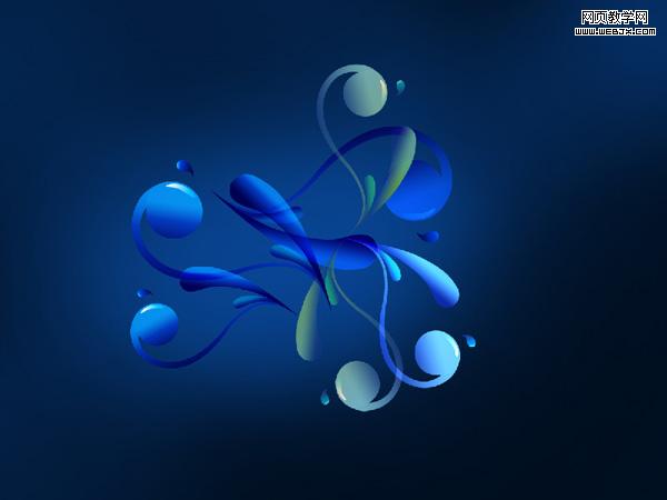 create an abstract glowing background in adobe photoshop cs4