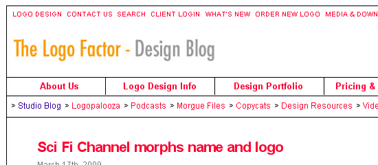 the logo factor - screen shot.