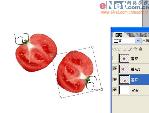 imageready制作刀切西红柿动画效果图_网页设计webjx.com整理