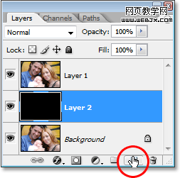 clicking on the new layer icon once again.