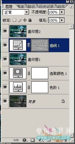 照片调色教程 ps打造墨色江南效果_网页设计webjx.com整理