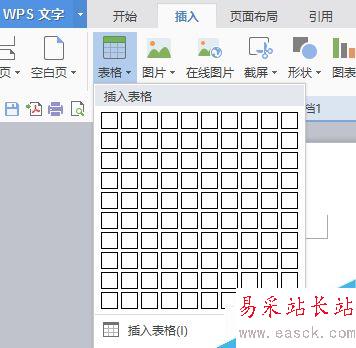 WORD/WPS文字如何制作表格