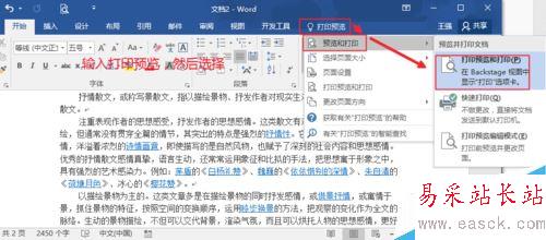 Word2016怎么打印预览？Word2016打印预览方法