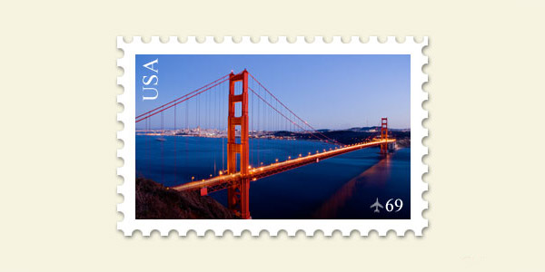 us postage stamp effect