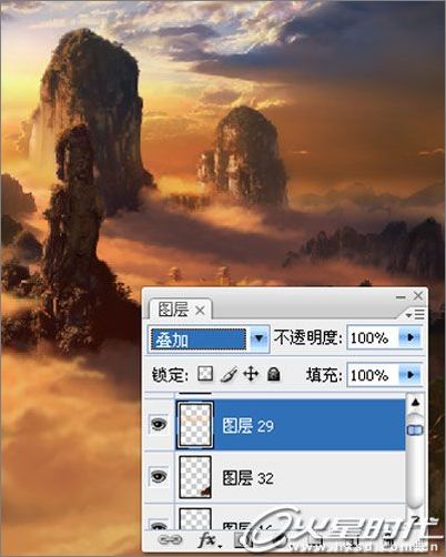 photoshop打造石像观音完美场景