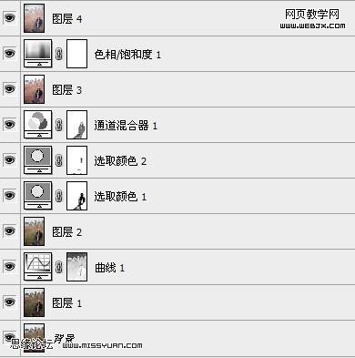 ps教程:非常喜欢的日系淡雅风格美女照片_网页设计