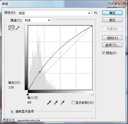 ps调色教程:复古淡黄肤色美女照片_webjx.com