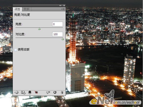 photoshop教程:制作闪亮灯光的城市夜景_webjx.com