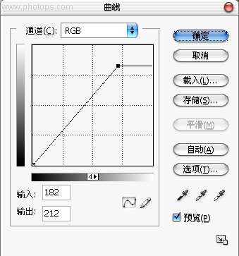 photoshop入门教程:ps曲线工具调整方向的技巧-网页设计