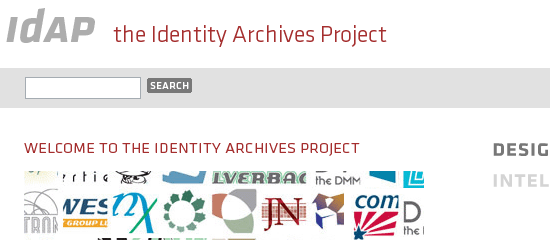 the identity archives project - screen shot.