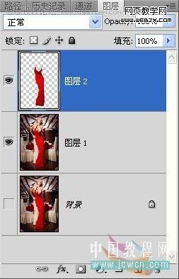 photoshop教程:为性感模特裙子换面料_webjx.com