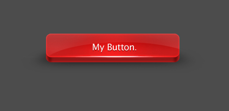 creating a glossy 3d button tutorial: final result