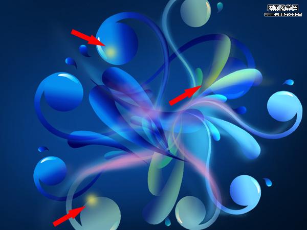 create an abstract glowing background in adobe photoshop cs4