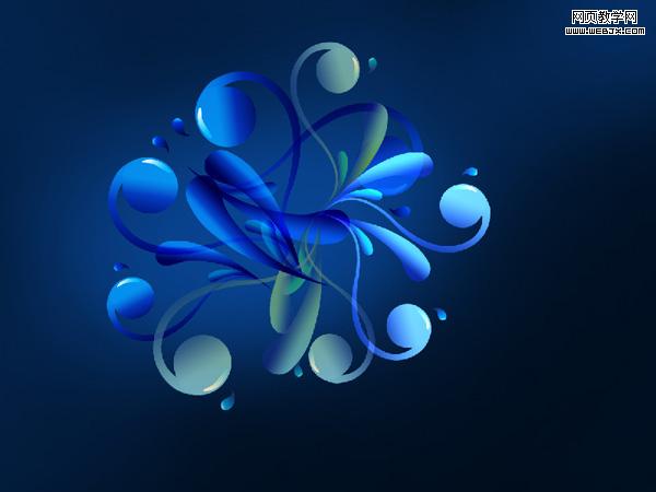 create an abstract glowing background in adobe photoshop cs4