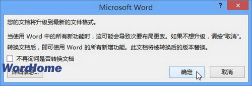 转换成Word2013文档