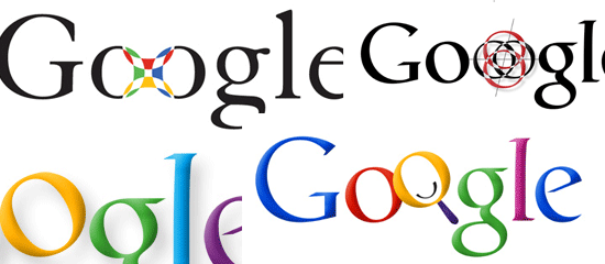 how google got its colorful logo screen shot.