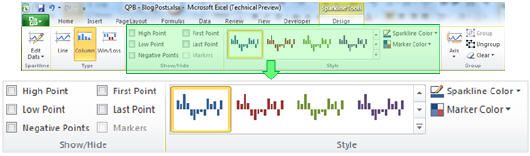 Excel2010中格式化波型图详解