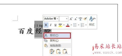 Word2013中进行左汉字右拼音的操作方法