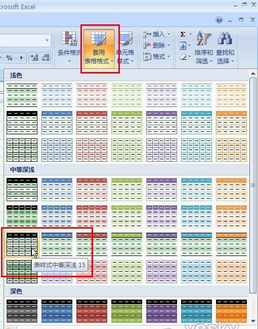 体验Excel2007自动添加表格字段标题功能_天极软件