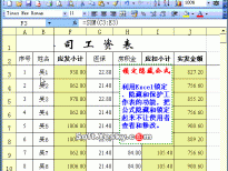 Excel锁定和隐藏公式动画教程