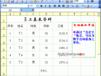 给Excel表格中的数据添加单位动画教程