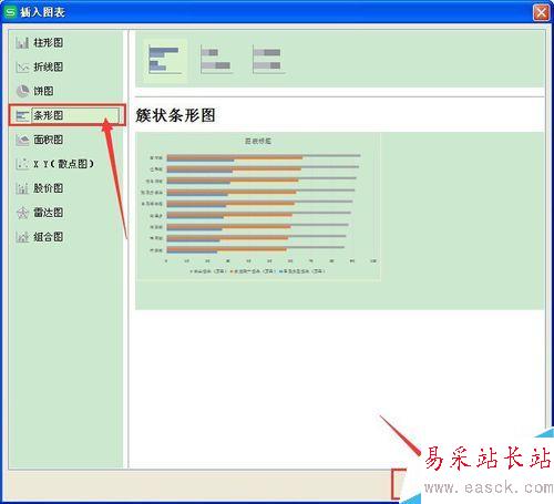 excelr操作：在WPS表格怎样制作条形图