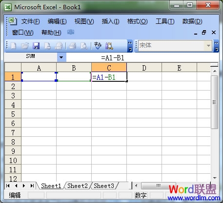  Excel表格中求差函数公式怎么样使用？ 武林网