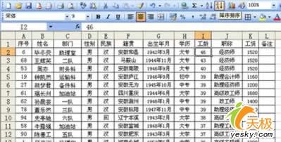 用Excel做数据排序地常用办法与灵活技术 武林网