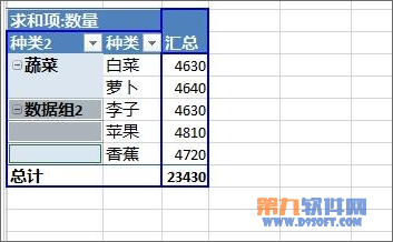 Excel教程 怎样设置数据透视表字段分组方法