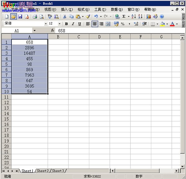 如何在excel2003中快速填充货币符号及货币单位 武林网