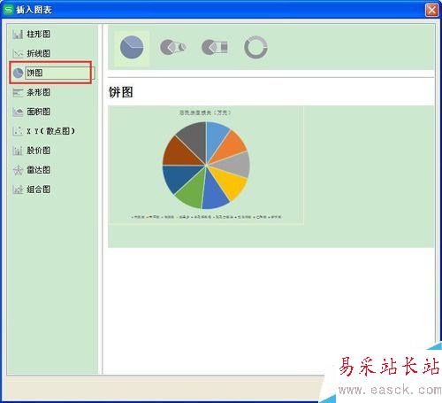 excel操作：如何在WPS表格中生成饼状图