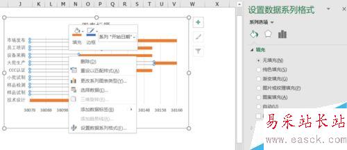 EXCEL2016怎么做甘特图？EXCEL2016甘特图制作教程