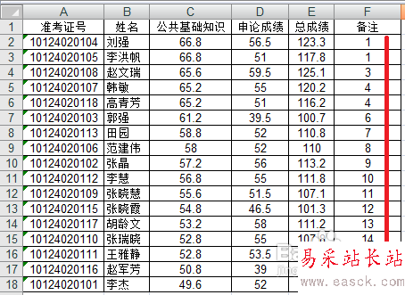 excel表格如何排序