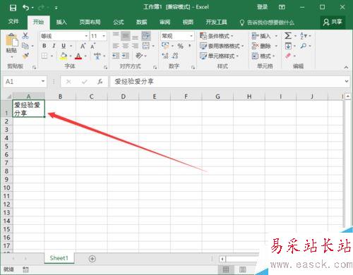 Excel2016一个单元格怎么分成两行？Excel2016单元格分行教程