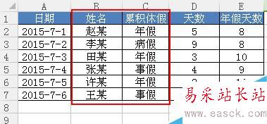 Excel中怎么快速移动整行或整列数据！