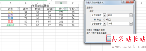 Excel如何自定义筛选？