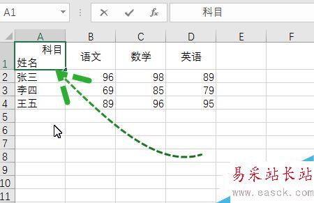 Excel怎么制作斜线表头的简单方法