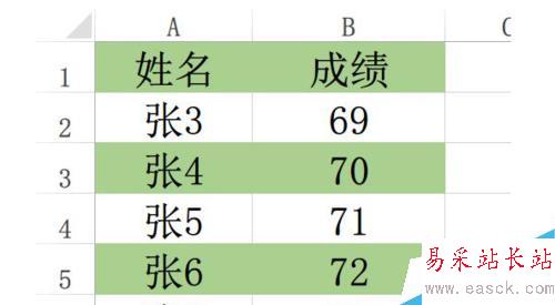 Excel如何设置间隔条纹显示？