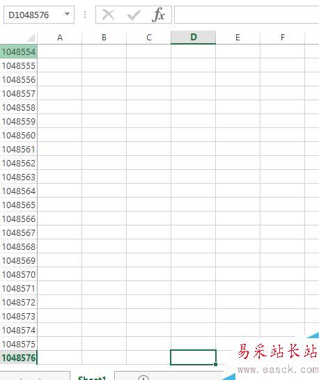 Excel 选区选定及行数列数查看（2013版）