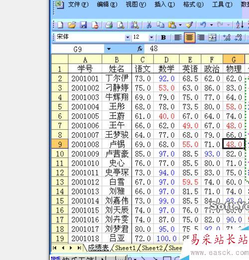 如何在Excel中按条件显示数据的颜色？