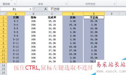 EXCEL柱形图双色图表做法