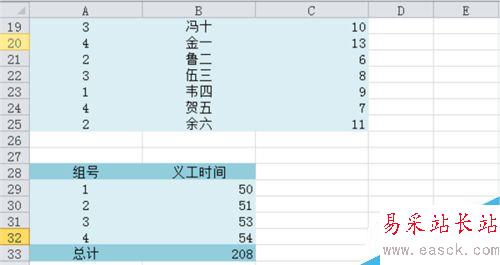 Excel 2010如何加总已筛选项？