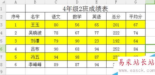 excel隔行自动填充颜色？