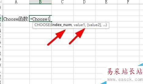 Excel中Choose函数如何使用？