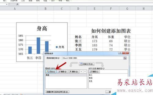 Excel如何创建添加图表？