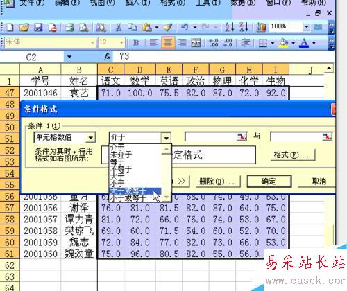 如何在Excel中按条件显示数据的颜色？