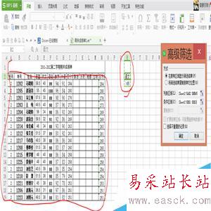 怎么在excel中进行高级筛选？