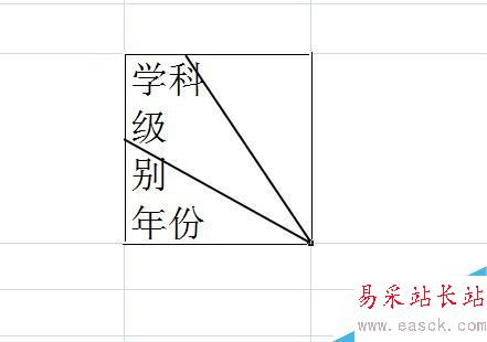 Excel 斜表头的做法